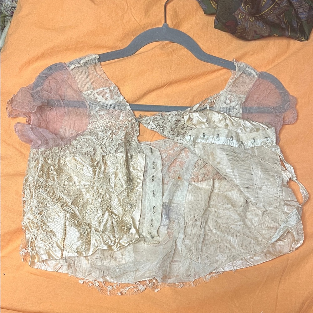 Antique Lace Sheer Blouse
